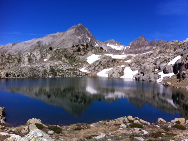 Lac de montagne dans le Mercantour