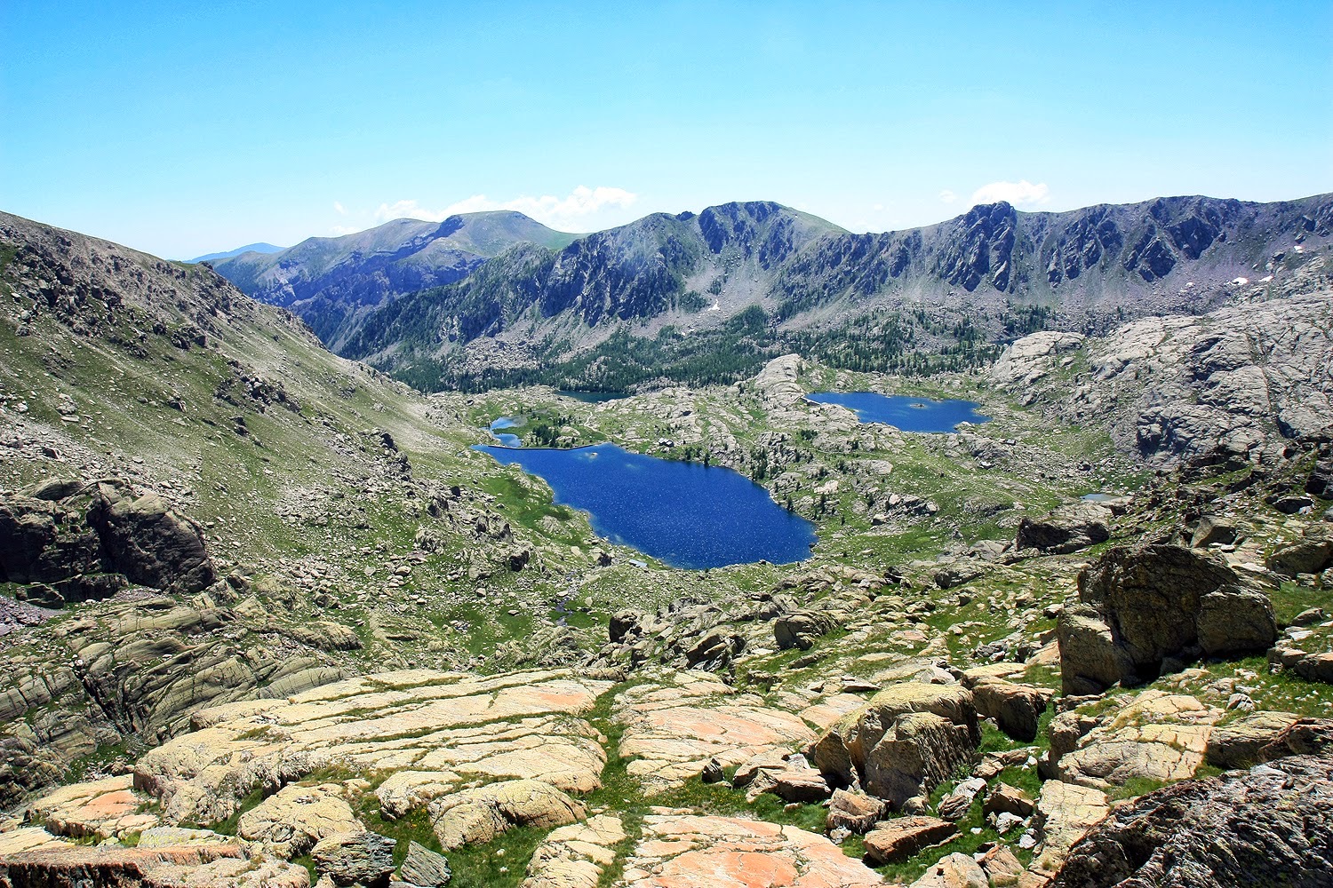 Lacs d’altitude et reliefs du Mercantour