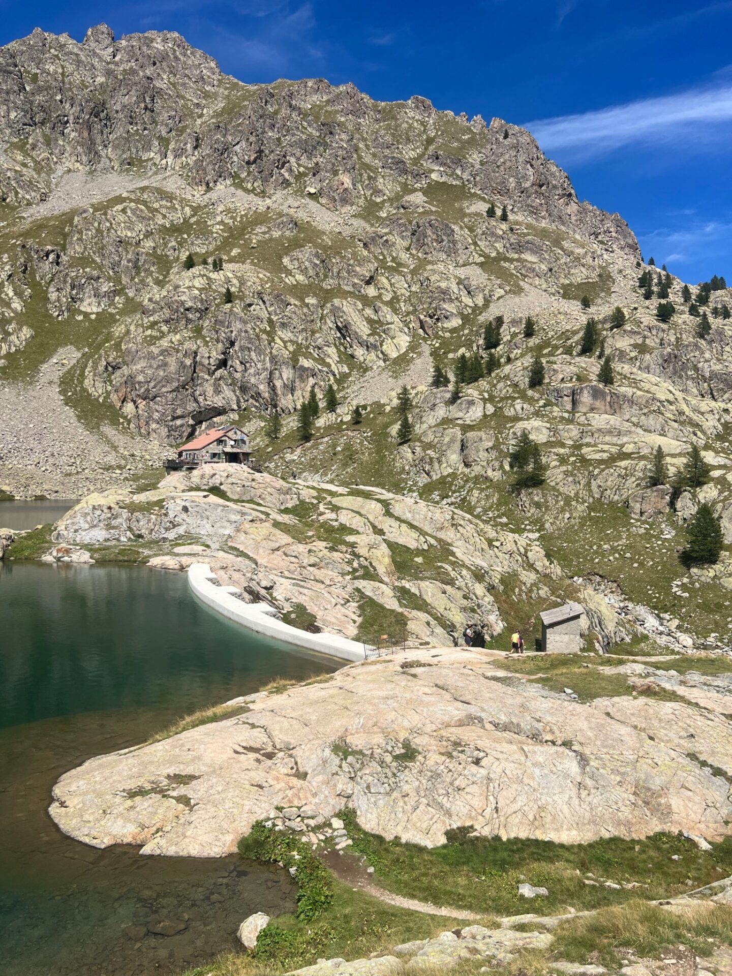 Barrage et refuge de la Valmasque